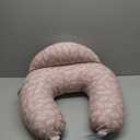 Momcozy Original Nursing Pillow for Breastfeeding-Pioneering Safety Fence- Wider Feeding Pillows for More Support for Mom & Baby- Easier Nursing & Hand Free- Fit for All, Removable Cotton Cover (Light Pink)