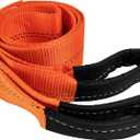 HFS(R) Tree Saver, Winch Strap, Tow Strap 30,000 Pound Capacity (3X8FT, Orange)