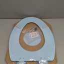 Bemis 1500EC 464 Dresden Blue Elongated Molded Wood Toilet Seat with Easy-Clean & Change Hinge, 1 Pack