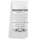 NOQL Grandmother Kitchen Towels and Dishcloths, Thoughtful Gifts for Grandma, Best Hand Towels for Bathroom Kitchen, 1624 Inches