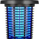 Bug Zapper Outdoor, Mosquito Zapper Indoor, Electric Fly Zapper, Fly Traps, Coverage of 1/2 Acre, 15W Light & 4200V Grid Fly Killer for Home, Backyard, Patio