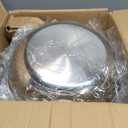 Chafing Dishes for Buffet Set 6.5QT, 4 Pack Round Dish Buffet Servers and Warmers with Glass Lid High Grade Stainless Steel Food Warmers for Parties, Christmas Gatherings, Weddings, Catering, Gold