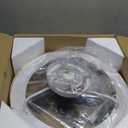 chunnwin Ceiling Fans With Lights and Remote 20” Low Profile Ceiling Fan And Light, 6500K LED Modern Flush Mount Ceiling Fan Lights Wood 3 Colors 6 Speeds Reversible Silent 5 Blades for Bedroom, Transparent Gray Patterned Frame, Natural Wood