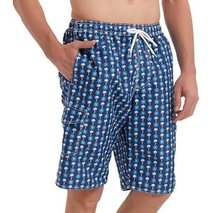 Mens Swimming Trunks Swim Trunks Quick Dry Swim Shorts with Mesh Lining Funny Swimwear Bathing Suits, XXL