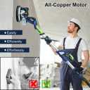 Drywall Sander with Vacuum, ® 6.8A 750W Electric