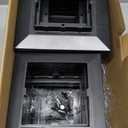 Dynaming 8 Pack Solar Post Cap Lights Outdoor with Flickering Flame Light, Fence Post Solar Lights Fit for 4x4 5x5 6x6 Vinyl/Wooden Posts, High Brightness SMD LED Lighting Decor for Garden Deck Patio (Black)