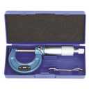 HFS(R) 0-1" Outside Micrometer with 0.0001" Accuracy, Carbide Anvil and Laser-Etched Scale