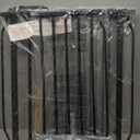 WAOWAO Baby Gate 57.48-62.20" Extra Wide Pressure Mounted Walk Through Swing Auto Close Safety Black Metal Toddler Kids Child Dog Pet Puppy for Stairs, Doorways, Kitchen