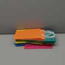 RACETOP 32 Pack Small Paper Gift Bags with Handles, 5.8"3.2"8.25" Kraft Paper Party Favor Bags Bulk for Kids Birthday, Baby Shower, Crafts, Wedding, Party Supplies (8 Colors)