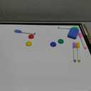 20x16 Inch Dry Erase White Board, Magnetic Double Sided with Stand, White