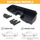 Car Underseat Storage Box Fitment for Chevy Silverado/GMC Sierra 1500 2500HD 3500HD (2019-2026 4-Door Models)