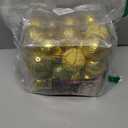 LANGXUN 36pcs Gold Christmas Tree Decorations Balls, Bolas De Navidad, 2025 Christmas Decor, Indoor Outdoor Shatterproof Christmas Ornaments, Xmars Party Wedding Suppiles