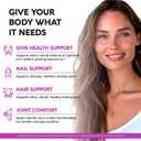 Multi Collagen Peptides 1300mg - Hydrolyzed Types I II III V & X - 240 Caps