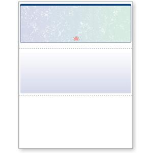 DocuGard Blue/Green Premier Prismatic Top High Security Check Paper - QuickBooks & Laser/Inkjet Printer Compatible - 13 Security Features - 500 Blank Business Checks (04533)