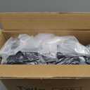 TAIMIT Twin Size Comforter Set - 5 Pieces, Bed in a Bag Bedding Sets with All Season Soft Quilted Warm Fluffy Reversible Comforter,Flat Sheet,Fitted Sheet,1 Pillow Shams,1 Pillowcases,Black