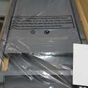 ONBRILL Aluminum Chaise Lounge Chair Outdoor, Foldable & Assembly Free Outdoor Lounge Chair with 5 Position Adjustable Backrest, Patio Pool Lounge Chairs for Outside Poolside Beach Lawn, 1PC, Grey