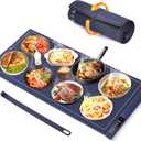 Warming Mat For Food Extra Large- 36"x16" Electric Warming Trays for Buffets Party, Food Warmers For Thanksgiving, Christmas House Warming Gift, Portable Heating Mat with 9 Temp Settings & 6H Timer (Navy Blue)