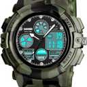 cofuo Kids Digital Sport Watch, Boys Girls Waterproof Sports Outdoor Watches Children Casual Electronic Analog Quartz Wrist Watches with Alarm Stopwatch