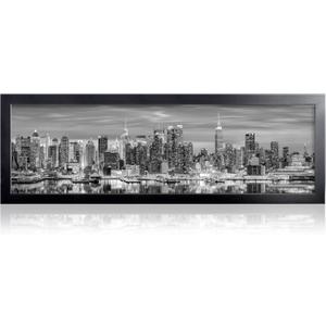 Giverny 12x36 Picture Frames Black 1 Pack, Wood 12x36 Panoramic Picture Frame for Wall Mounting, Simple and Classic Style Suitable for Decorating Houses, Offices, Hotels