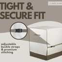 Premium Outdoor AC Cover - Waterproof & Heavy Duty Central Air Conditioner Cover for Outside Units - 26x26 in.