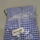 Alimens & Gentle Men's Plaid Button Down Shirts Cotton Long Sleeve Dress Shirts Regular Fit Gingham Shirts (Large)