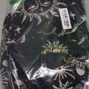 Women's Plus Size Boho Printed Cardigan Sweaters Button Up V Neck Long Sleeve Grunge Punk Knit Tops Hippie Outerwear (4X-Large Plus, Black)