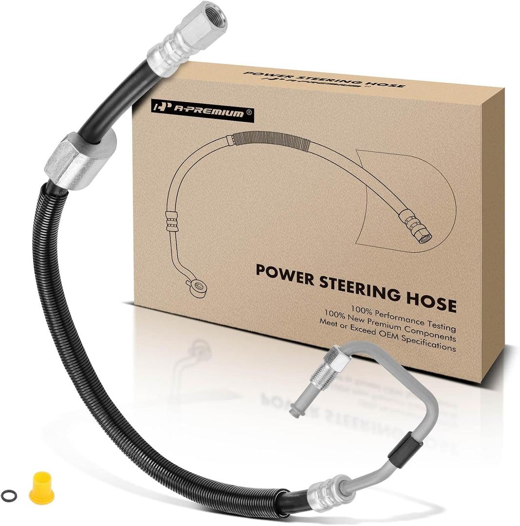 A-Premium Power Steering Hose Pressure Hose Line Assembly Compatible with Ram 2500 3500 4500 5500 2011-2012 Hydroboost To Gear Replace# 68080207AD