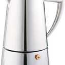 Cuisinox Roma 4-cup Stainless Steel Stovetop Moka Espresso Maker