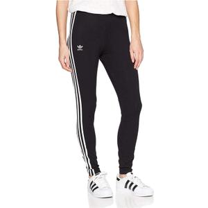 Adidas Originals Women's 3-Stripes Leggings (Black/White)