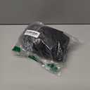 Inflatable Foot Rest Pillow for Travel - Adjustable Height Flight Foot Rest with Eye Mask and Earplugs for Kids & Adults on Airplane, Car, Train, Office, and Home (Gray, 1 PCS)