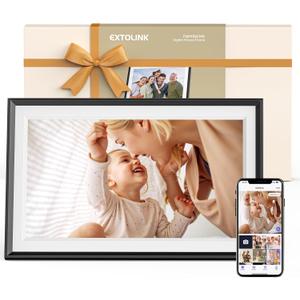 15.6" Smart WiFi Digital Picture Frame with 32GB Storage,Electronic Photo Frame with 1920 x 1800 HD IPS Touch Screen Auto-Rotate for Wall/Tabletop, Gift for Woman,Mom, Dad, Wife