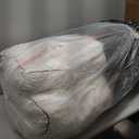 WhatsBedding 4 Inch Memory Foam Mattress Topper Full for Back Pain Relief, Filled with Breathable Gel Memory Foam, Fluffy Comfort Supportive Pillow Top Mattress Topper, 75x54x4in (White)