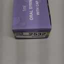 50 Pcs 1ml Syringes with Caps Oral Dispenser Individually Sterile Wrapped for Medicine Dropper, Colostrum Collect Feeding Pets, Liquid