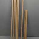 10pcs Wooden Window Trim Molding Strip Decor Premium Quality Window Frame Edges for Projects Easy to Apply for Interior Exterior Use (30X0.8cm)