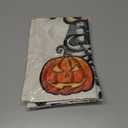 3 x Halloween Trick or Treat Garden Flag Ghost Dog 12x18 Inch Small Double Sided Burlap Welcome Yard Dachshund Skeleton Outside Decorations DF342