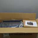 Upgraded Sauna Box for Relaxation, Detoxification, Portable Sauna for Home with Steamer, Remote Control, Folding Chair, 9 Levels, 2.6 x 2.6 x 5.9 (Black)