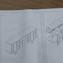 Mid Century Modern TV Stand with Storage, 71" Brown Wood Entertainment Center, TV Console with Wood Support Legs, Farmhouse Media Console for Living Room Bedroom Office