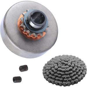 1" Centrifugal Clutch 1 Inch Bore 14 Tooth with #40/41 420 Chain for Go Karts Mini Bike Lawnmower Heavy Duty Engine Up to 10 HP