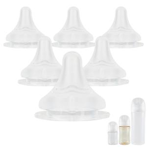 Silicone Nipple for Pigeon Bottle,Size LL,Fast Flow Baby Bottle Nipples,9m+ 6 Count