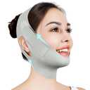 Chin Strap for Sleeping,Adjustable Chin Strap,V Line Lifting Mask,Black,M