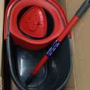 O-Cedar EasyWring Microfiber Spin Mop, Bucket Floor Cleaning System, Red, Gray, Standard