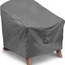 Vailge Patio Adirondack Chair Covers, Heavy Duty Patio Chair Cover, Waterproof Outdoor Lawn Patio Furniture Covers (Standard - 1 Pack, Grey)