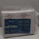 Bedsure 100% Washed Cotton Duvet Cover Queen Size - Grey Minimalist Cotton Duvet Cover Linen Like for All Seasons - GentleSoft Plain Simple Bedding, 3 Pieces (Grey, Queen, 90"x90")