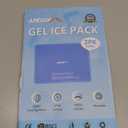 APEXUP Gel Ice Packs for Injuries Reusable, Flexible Double Sided Cold Packs for Injuries, Ice Pack for Knee, Shoulder, Back, Hip, Leg, Arm (Black, 11"x7.1", 2PK)