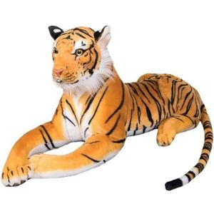 Large Stuffed Tiger Plush Toy- Giant Tiger Stuffed Animal (27inches,Excluding Tail) (Yellow)