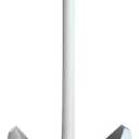 Clorox 620027 Toilet Plunger and Hideaway Caddy Bathroom Combo, Base, White/Grey