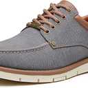 Kkyc Men's Shoes Comfortable Casual Shoes Slip on Lace up Shoes (8, Light Grey)
