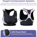 LP SUPPORT 235Z High Impact Sports Bras for Women - Workout, Gym, Yoga Bra for Ultimate Comfort & Support (Black, XL)