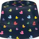 Funny Duck Bucket Hat Fisherman Hat Beach Travel Sun Hat Outdoor Cap for Unisex Men Women