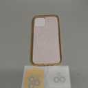 Miracase Glass Series for iPhone 12/ 12 Pro - Full-Body Rugged Protective Case with Built-in 9H Tempered Glass Screen Protector and Camera Lens Protector - Glitter Rose